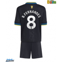 Manchester United Bruno Fernandes #8 Tredjedraktsett Barn 2025-26 Kortermet (+ Korte bukser)